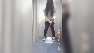 Quay lén wc Korean