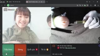 ometv em teen lần đầu được thấy cái lồn giả
