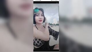 Rosababyvip Swag Live Show Bướm Public Ngay Ngoài Bờ Biểnn