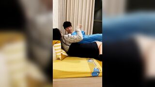 Được chị đồng nghiệp cho nướng nhờ củ khoai cực dâm