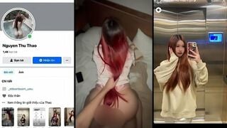 Nguyễn Thu Thảo 2ka6 điên cuồng với anh chàng khủng