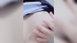 Gái Việt Show Hàng Vú To Tròn Bím Múp Không Lôngg