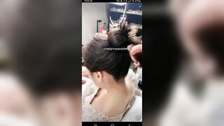 Cô dâu đi makeup mà quên mặc áo ngực