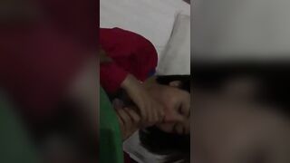 Ngày đầu đi làm nên được chị đồng nghiệp bú cu cho làm quen