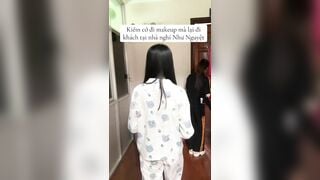 3-4 em gái nói bịa chuyện đi maxkups để đi khách
