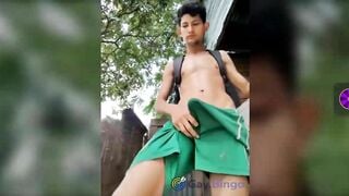 anh trai Ấn Độ khoe cu