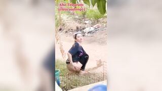 QUAY LÉN CHỊ GÁI ĐI ĐÁI NGOÀI ĐƯỜNG