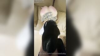 BDSM đánh nát đít bầm dập xong bắt e bú cu - nợ, Học Sinh baoh thật