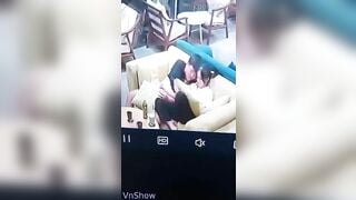 check lại cam ở quán phát hiện 2 e học sinh lén bóp vú sờ lồn nhau trong quán