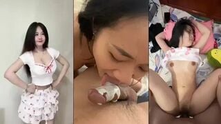 Em tiktoker sinh viên bắt em ăn sữa chua trên chim thì em sợ ung thư chim 2