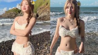 Cô gái Ngọc Diễm da trắng sugar baby lộng lẫy
