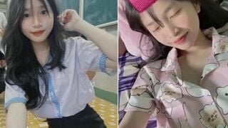 Nguyễn Ngọc Hân 2KA8 lớp trưởng 11A lộ clip sex