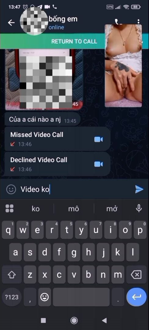 Call dâm với em vó tu, lồn chảy nước p1
