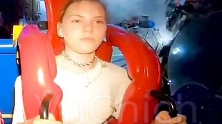 E gái đi tàu lượn hớ hênh lộ cả vú, Tổng hợp các clip