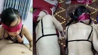 Huấn luyện em gái một con từ gái quê hiền lành thành con đĩ dâm dục 2