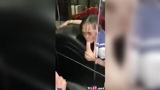 Em gái mới cưới lộ sex trong khách sạn