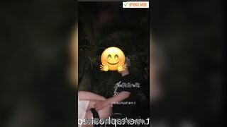 Nửa đem đôi học sinh ra bờ ao bú cu bị Ông chú bắt quả tang