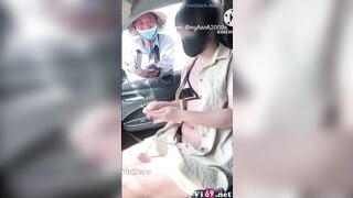 Full clip, E gái mua vé số cho chú bán sờ lồn bóp vú sướng vl ra