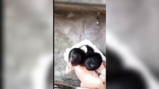 Cặp đôi lén chịch nhau sau giờ học bị quay lén và phát hiện