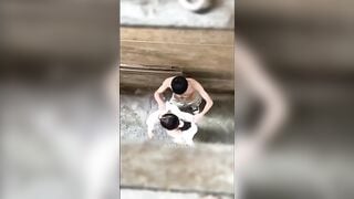 Cặp đôi lén chịch nhau sau giờ học bị quay lén và phát hiện