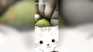 OmeTv . gặp em gái teen dâm khoe vú dạo ,cực nứng (clip chính chủ)
