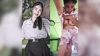 Thằng khốn nạn móc lồn con em họ vú to trong nhà vệ sinh