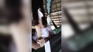 cà phê chòi cùng em học sinh áo dài dâm đãng