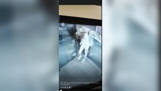 Rượu bia vào người, E học sinh đái trong thang máy bị phát hiện