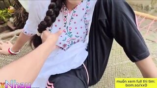 Em học sinh loli lồn múp vú to bị bạn cặc to bắn tinh đầy lồn 4