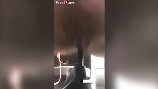 Vãi thật em đụ cả cần số xe ô tô