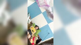 Quay lén e gái phòng trọ kế bên thủ dâm