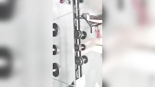 Doggy em rau mới quen ở phòng gym