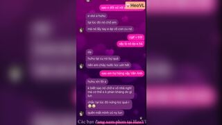 Tin nhắn sex, Chồng phát hiện vợ cho thg bạn djt nhau trách mắng