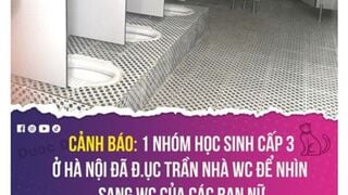 Clip Hot Đục Trần Nhà Vệ Sinh Để Nhìn Sang Wc Các Bạn Nữ Ở Hà Nội