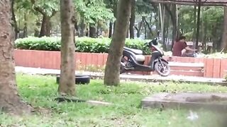 Hót clip địt nhau ở công viên