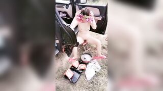 Dắt vợ nứng lồn đi cắm trại và cái kết