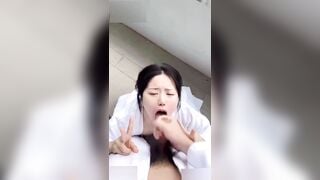 Cho e rau non uống tinh ngập mồm public ngoài hành lang ban công