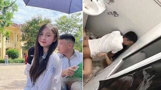 Học sinh lộ clip sex BJ bạn trai