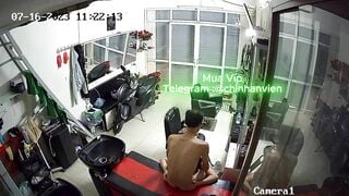 Hack Camera Địt Bà Chủ Quán Cắt Tóc Gội Đầu Dâm Đãng