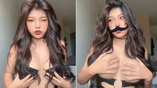 Em xinh vú to lần đầu lộ clip sex