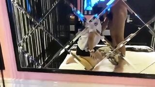 Em gái Việt kiều và trai tây chim to dài chịch lút cán nhưng không đủ lấp đầy cặp môn