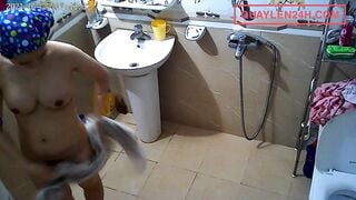 Quay lén em hàng xóm hàng múp cực ngon