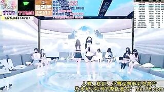 Mấy em gái Hàn live show tập thể toàn gái xinh vú to hàng ngon