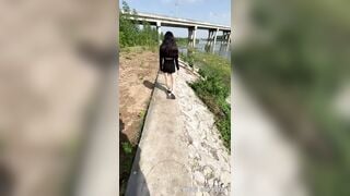 Pulic địt em ngoài thiên nhiên