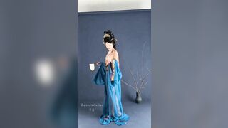 Hậu trường chụp ảnh nude hàng non  mình dây dâm đãng