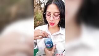 Idol Pongyuki hoá thân thành nữ sinh vào rừng khoe bím bị Long Mộng Gà địt trần xuất 2