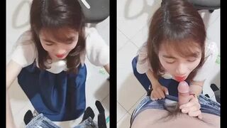 Clip Sex Em nhân viên văn phòng tranh thủ buổi trưa bên anh