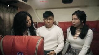 MD-0363 Secret sex on a bus, suppressing moans of pleasure