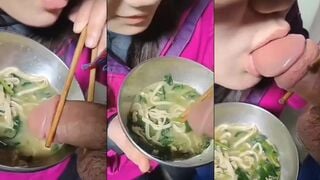 NAY EM ĂN MÓN BÚN CHẤM ĐẦU BUỒI