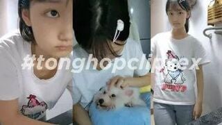 "Híp râm" em gái chỉ dám chịch lỗ đít của nó